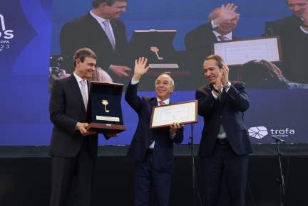LUÍS MARQUES MENDES RECEBEU CHAVE DA CIDADE DA TROFA PELA SUA LIGAÇÃO INTRÍNSECA À CRIAÇÃO DO CONCELHO 